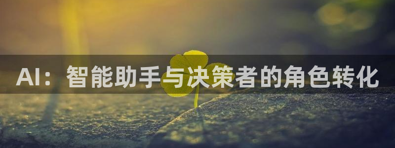 AI：智能助手与决策者的角色转化