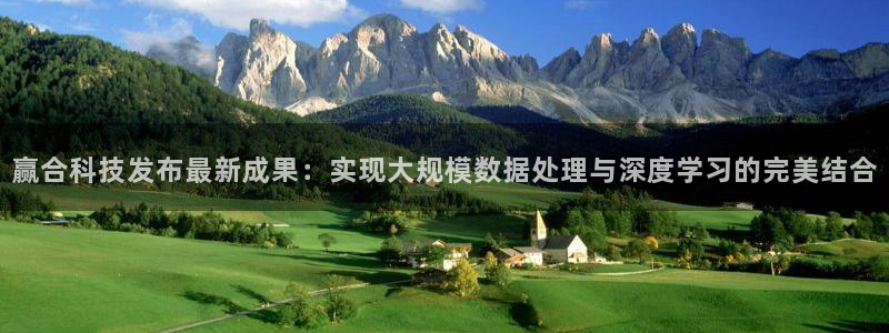 赢合科技发布最新成果：实现大规模数据处理与深度学习的完美结合