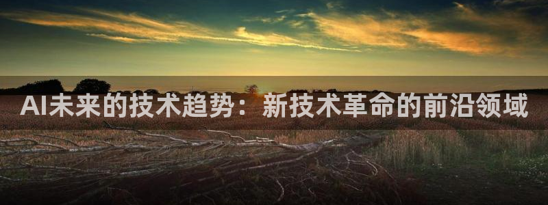 AI未来的技术趋势：新技术革命的前沿领域