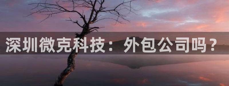 深圳微克科技：外包公司吗？