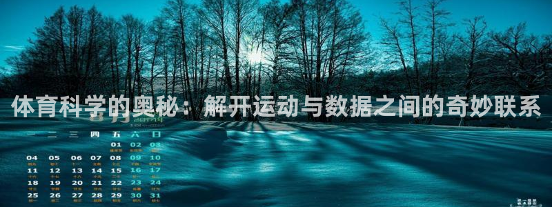 体育科学的奥秘：解开运动与数据之间的奇妙联系