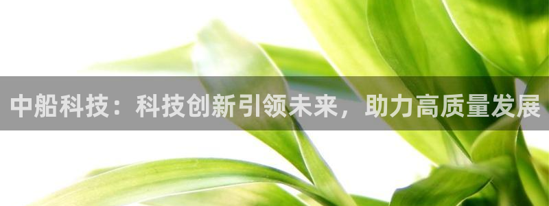 中船科技：科技创新引领未来，助力高质量发展